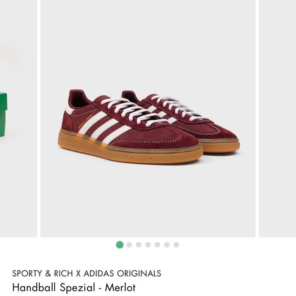 Adidas Originals Men's Handball Spezial - Merlot - woman 9.5